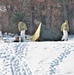 Cold-Weather Operations Course class 22-03 students build Arctic tents on Fort McCoy's South Post