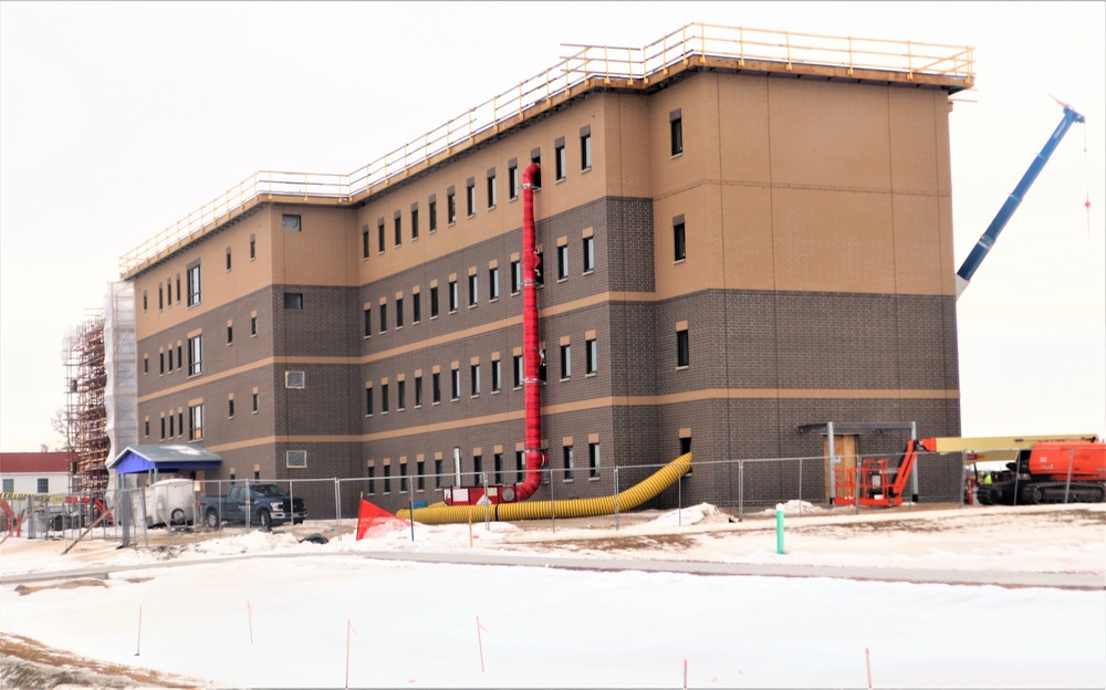 Barracks construction at Fort McCoy