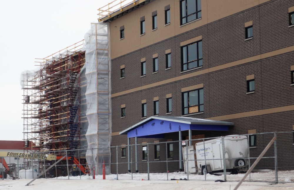 Barracks construction at Fort McCoy