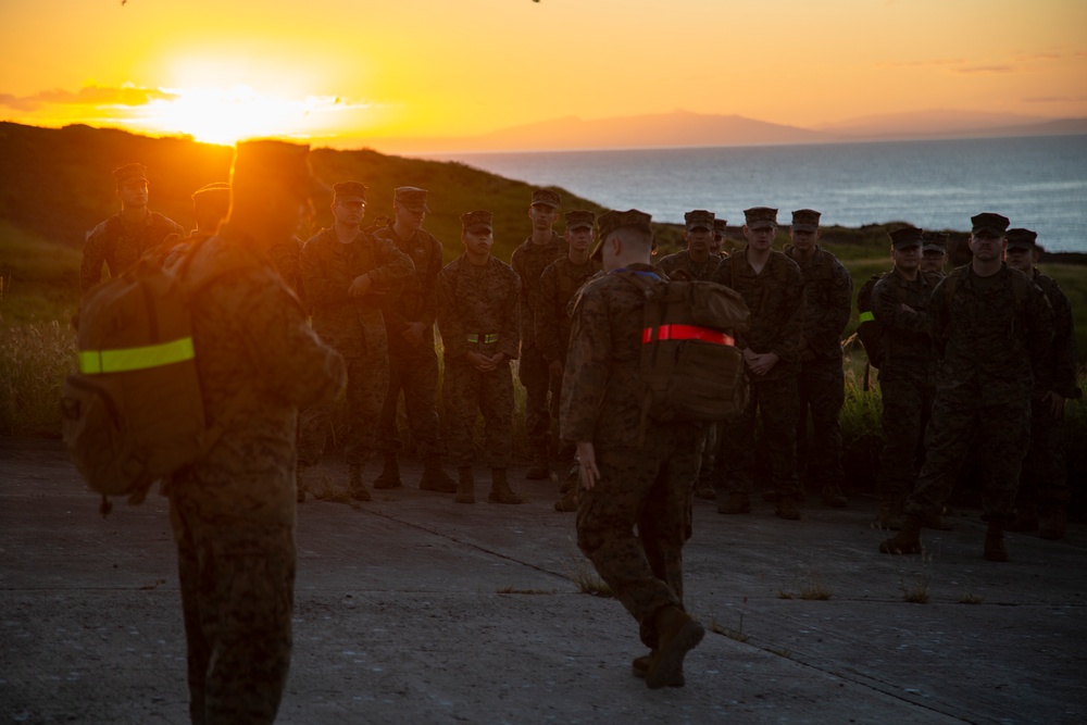 VMU-3 Conducts a Conditioning Hike at MCB Hawaii