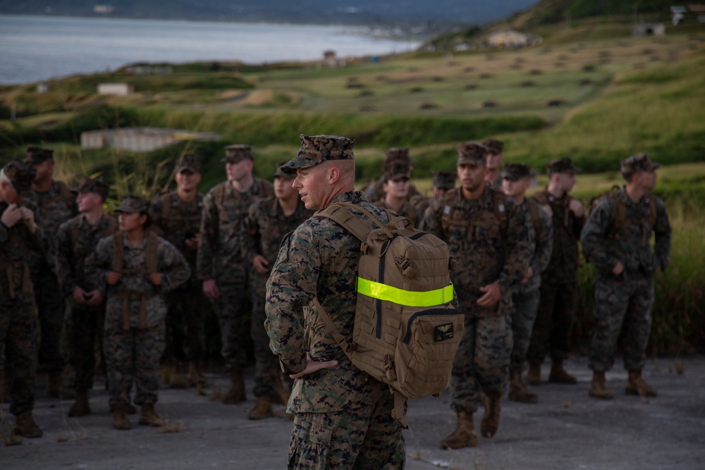 VMU-3 Conducts a Conditioning Hike at MCB Hawaii