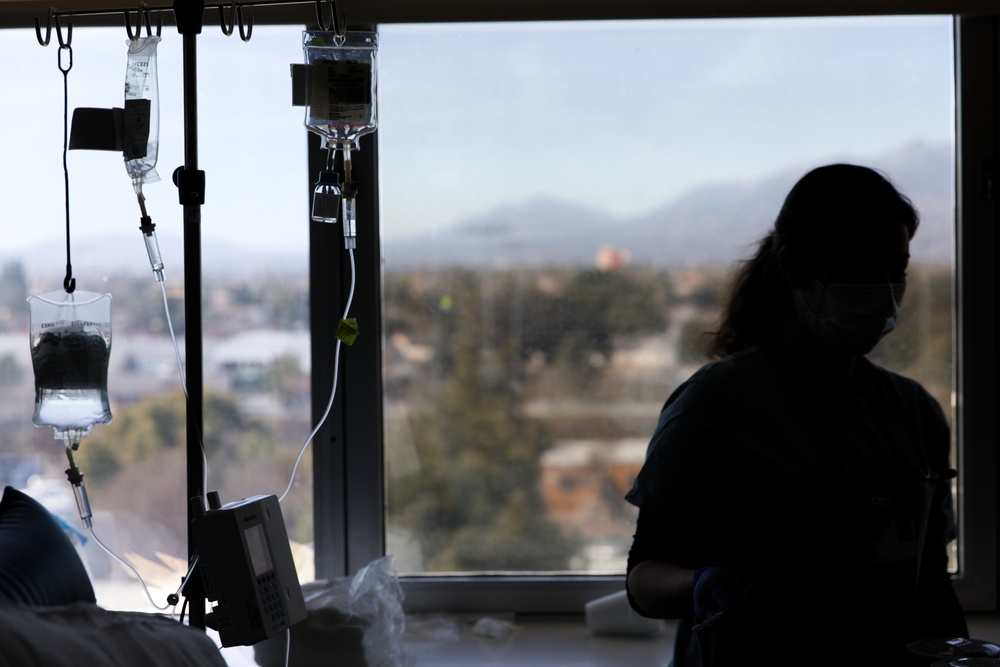 U.S. Air Force Medical Team Assist California Hospital with Patient Care