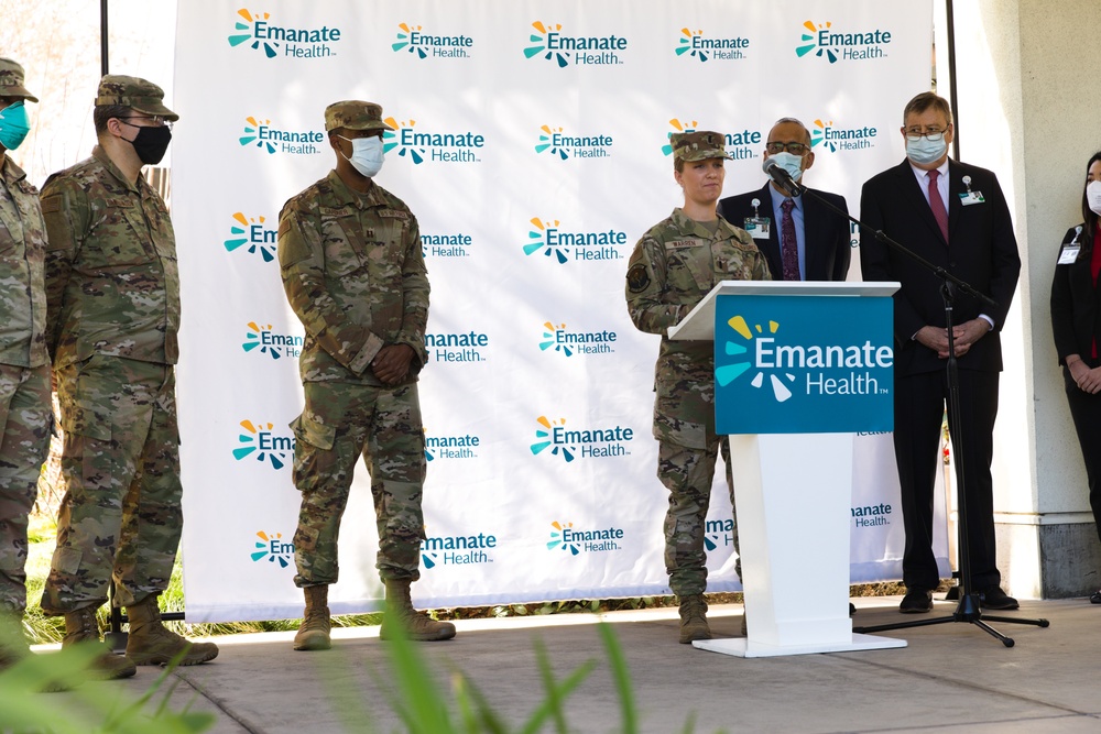 U.S. Air Force Medical Team Assist California Hospital with Patient Care