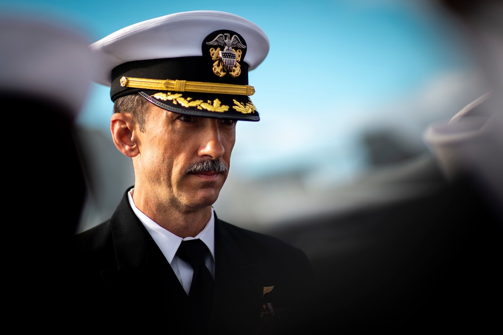 USS Carl Vinson (CVN 70) Conducts Ship-Wide Dress Uniform Inspection