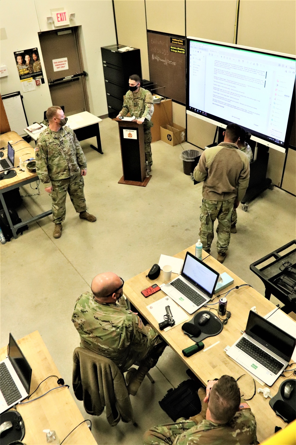 Students gain unit armorer skills in RTS-Maintenance course at Fort McCoy