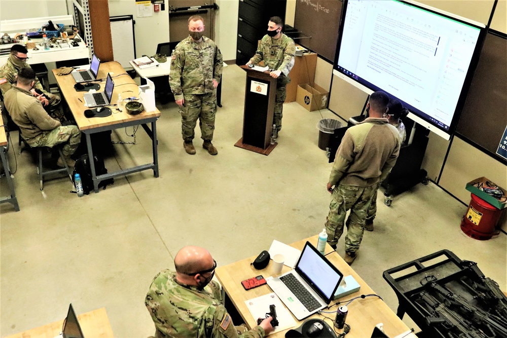 Students gain unit armorer skills in RTS-Maintenance course at Fort McCoy