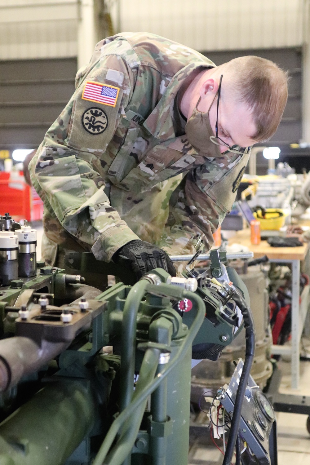 Construction Equipment Repairer Advanced Leader Course students build skills at Fort McCoy