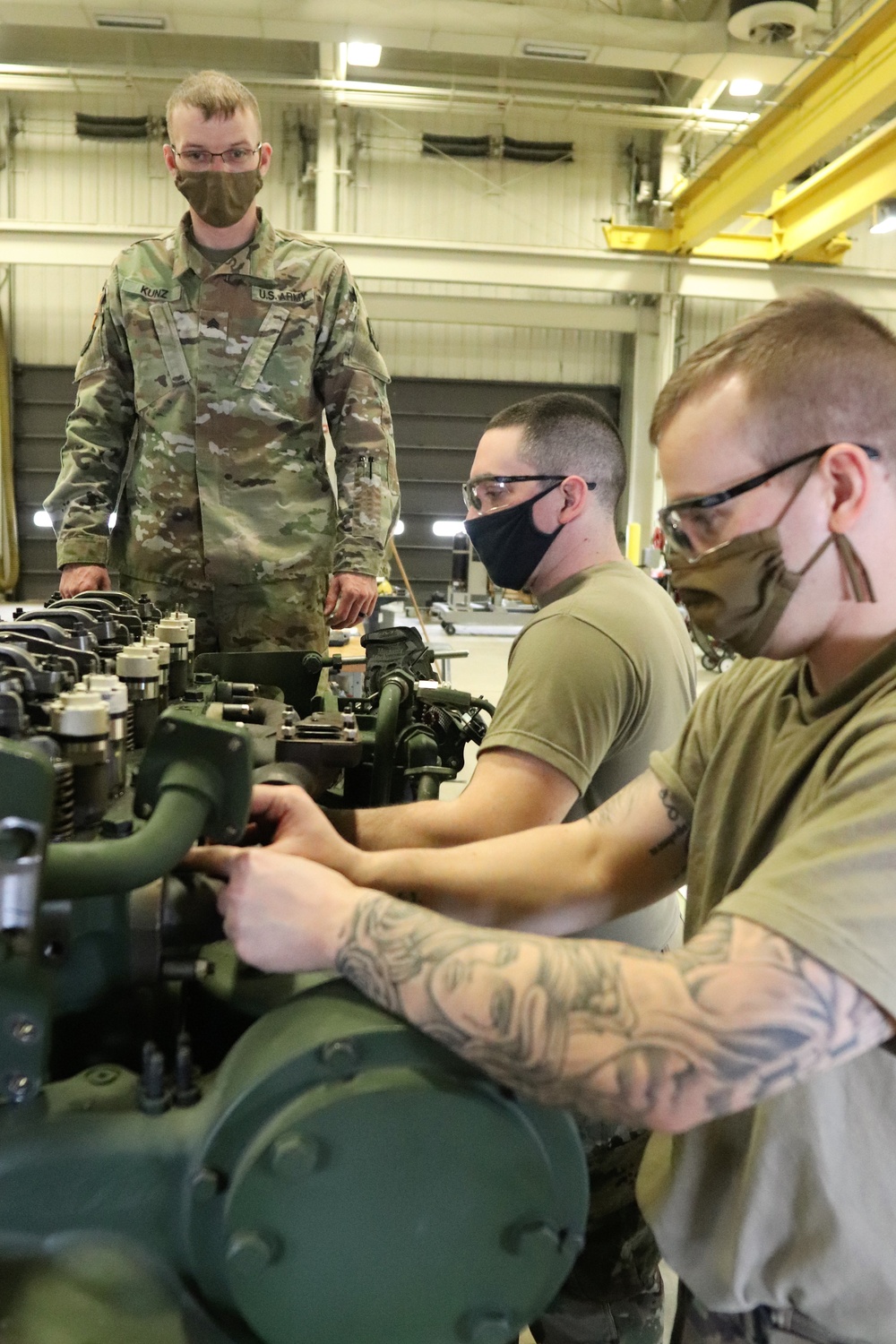 Construction Equipment Repairer Advanced Leader Course students build skills at Fort McCoy