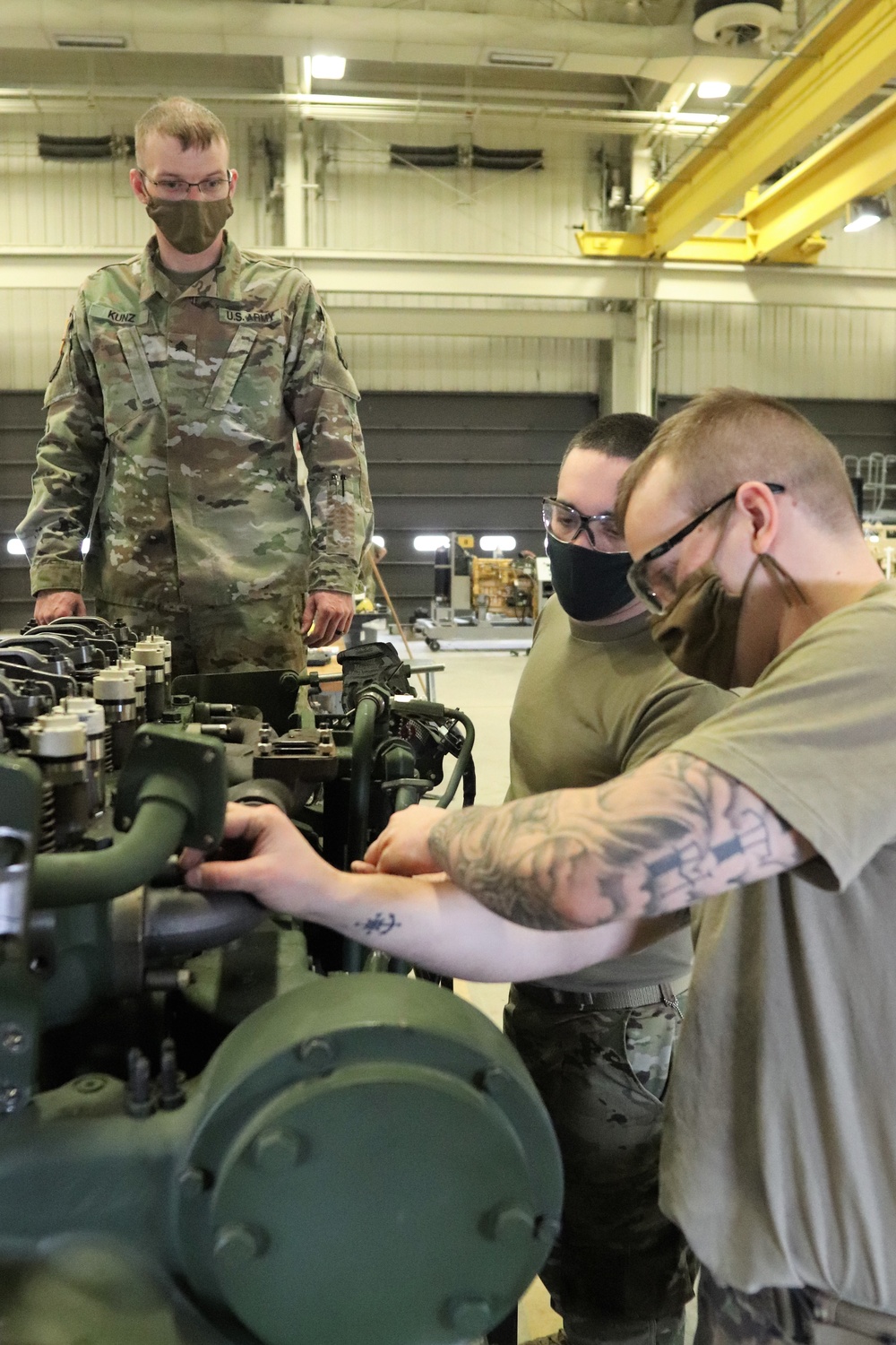 Construction Equipment Repairer Advanced Leader Course students build skills at Fort McCoy