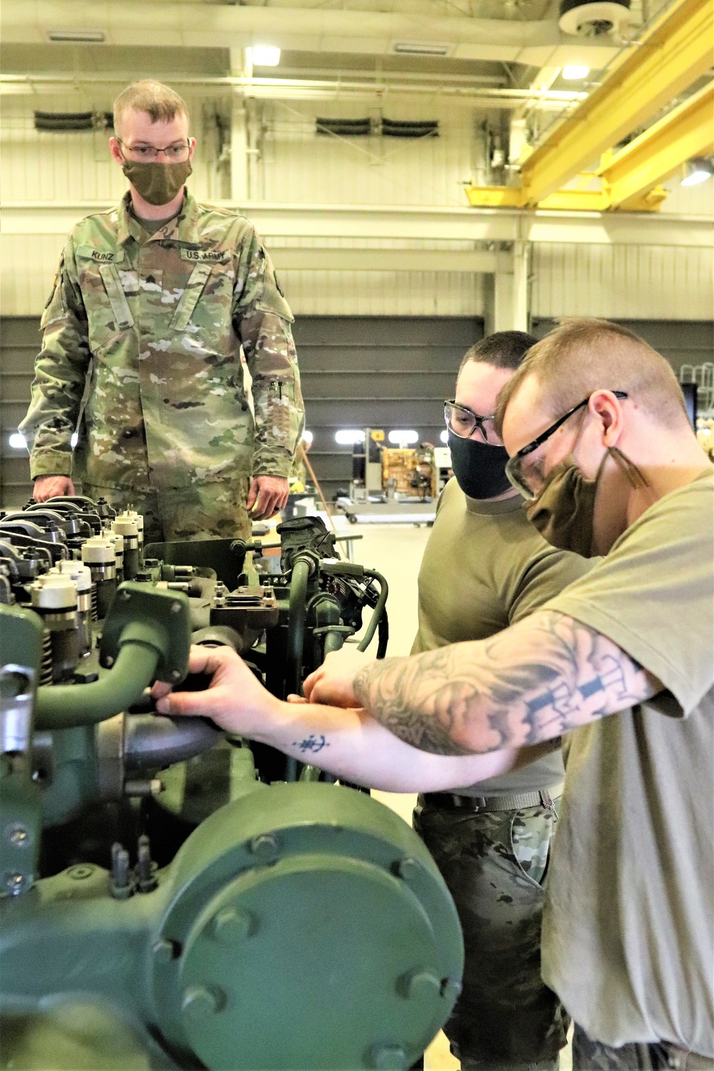 Construction Equipment Repairer Advanced Leader Course students build skills at Fort McCoy