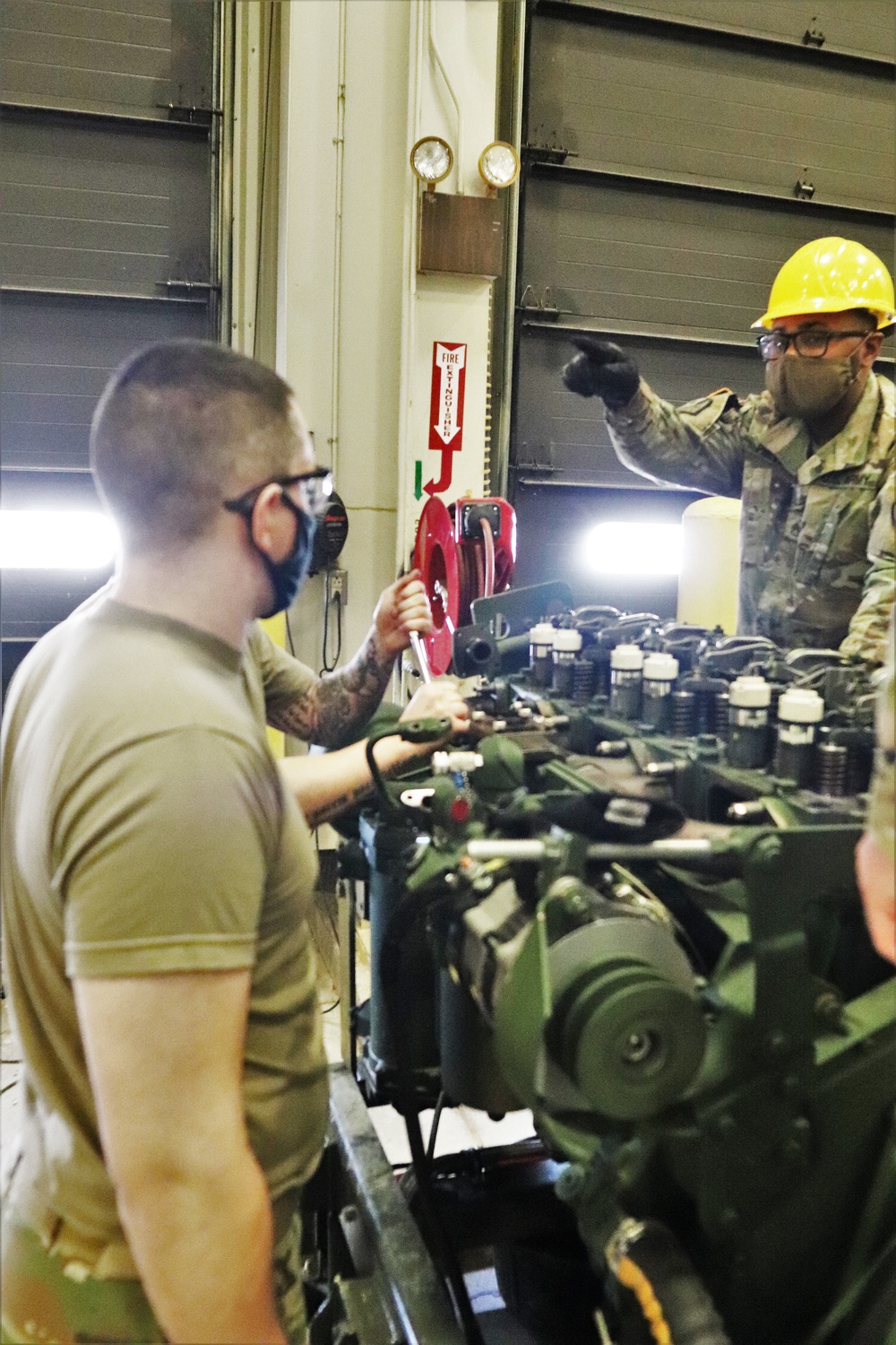 Construction Equipment Repairer Advanced Leader Course students build skills at Fort McCoy