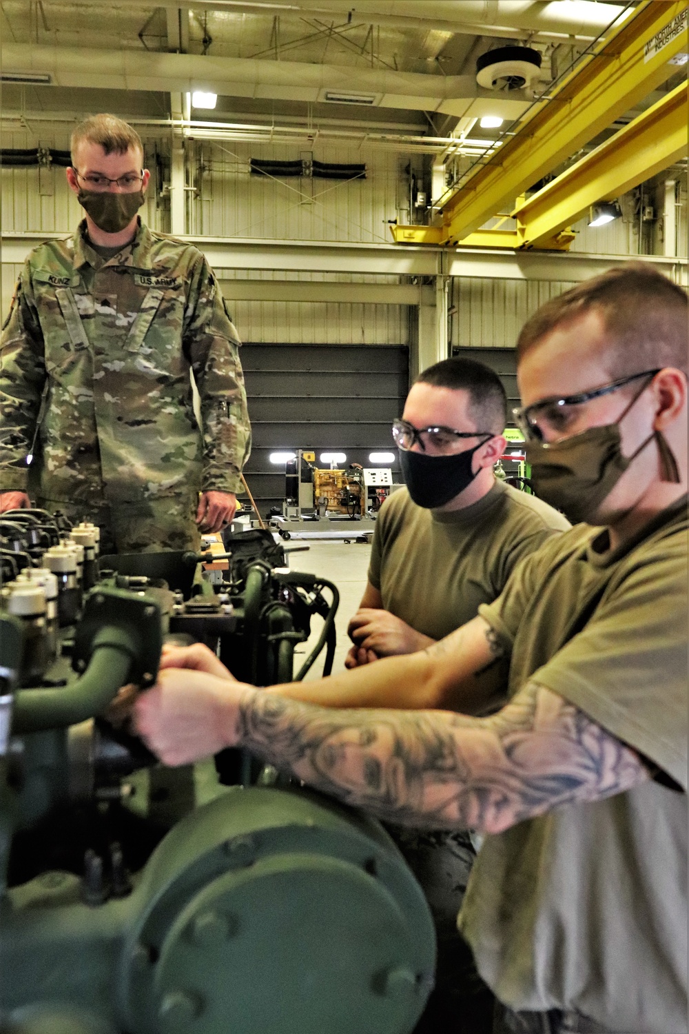 Construction Equipment Repairer Advanced Leader Course students build skills at Fort McCoy