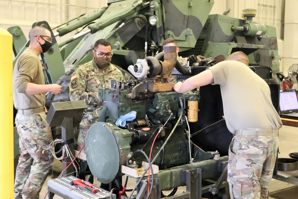 Construction Equipment Repairer Advanced Leader Course students build skills at Fort McCoy
