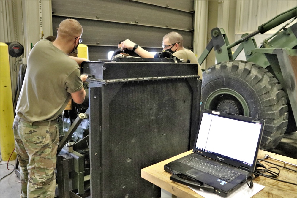 Construction Equipment Repairer Advanced Leader Course students build skills at Fort McCoy