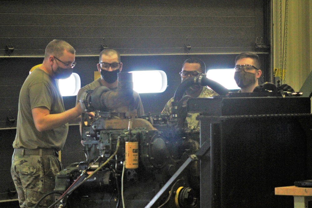 Construction Equipment Repairer Advanced Leader Course students build skills at Fort McCoy