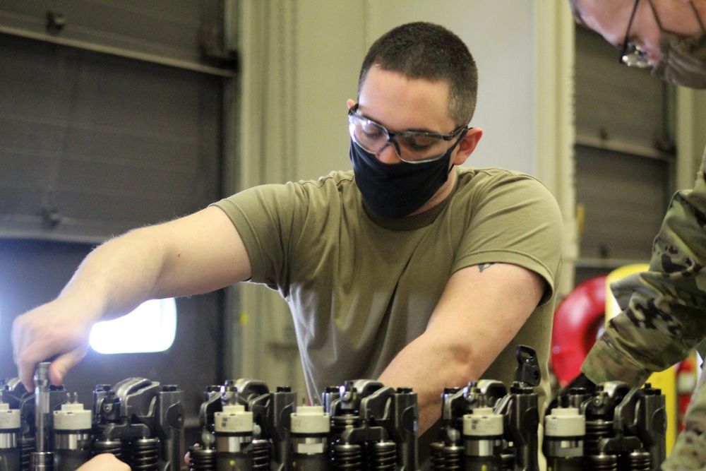 Construction Equipment Repairer Advanced Leader Course students build skills at Fort McCoy