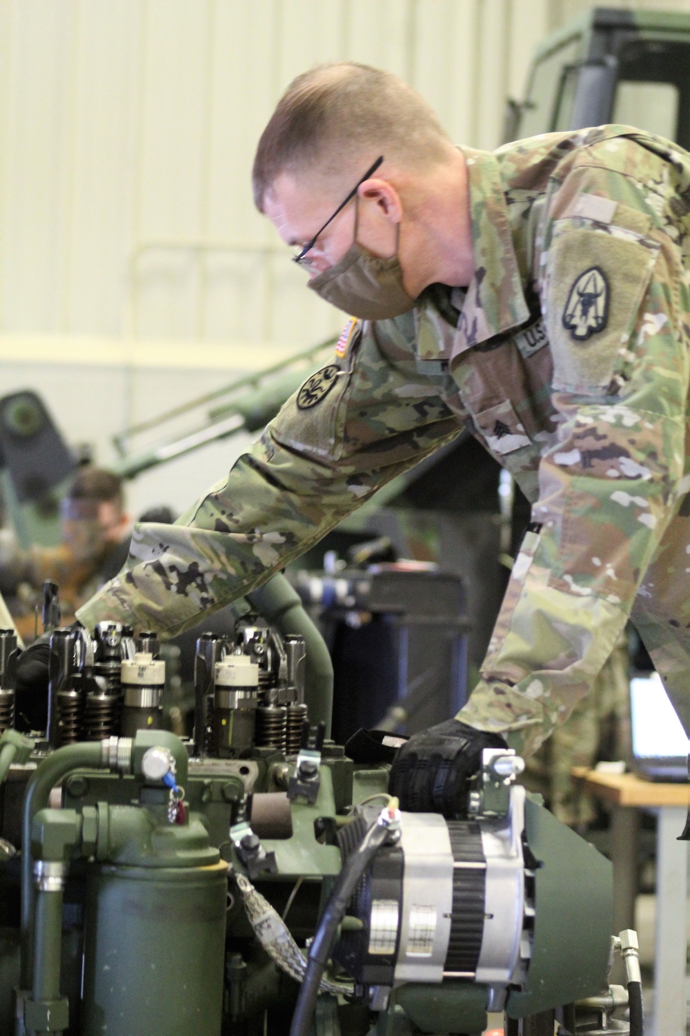 Construction Equipment Repairer Advanced Leader Course students build skills at Fort McCoy