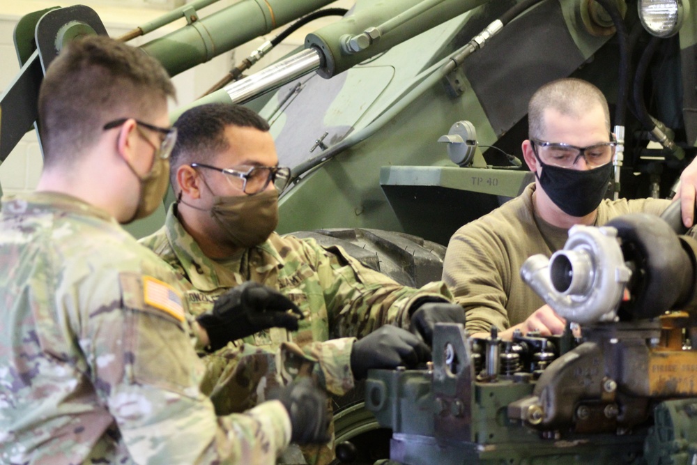 Construction Equipment Repairer Advanced Leader Course students build skills at Fort McCoy