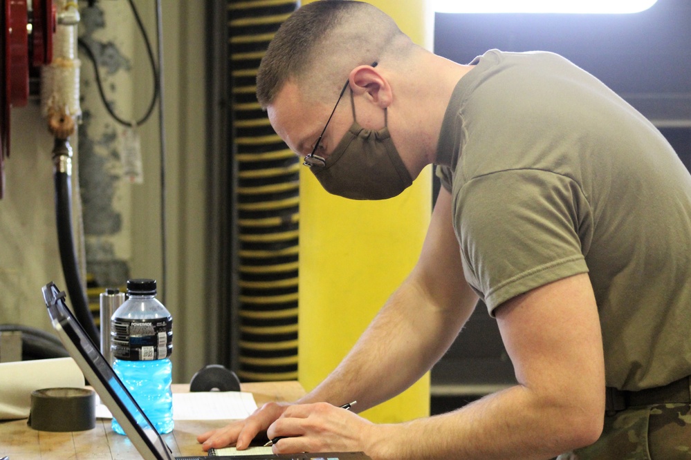 Construction Equipment Repairer Advanced Leader Course students build skills at Fort McCoy