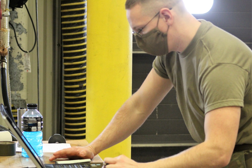 Construction Equipment Repairer Advanced Leader Course students build skills at Fort McCoy