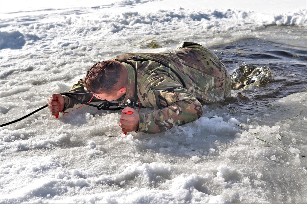 CWOC class 22-03 students jump in for cold-water immersion training