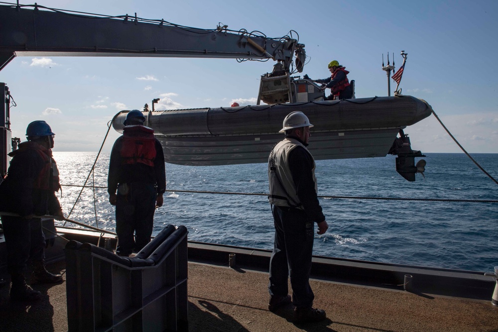 Boat Certification Aboard USS New Orleans 2022