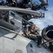 CH-53E deep cleaning aboard USS Portland