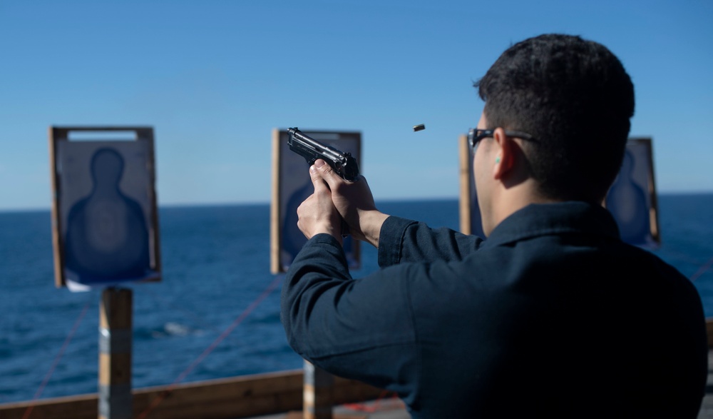 Nimitz Sailors Participate in Gun Shoot