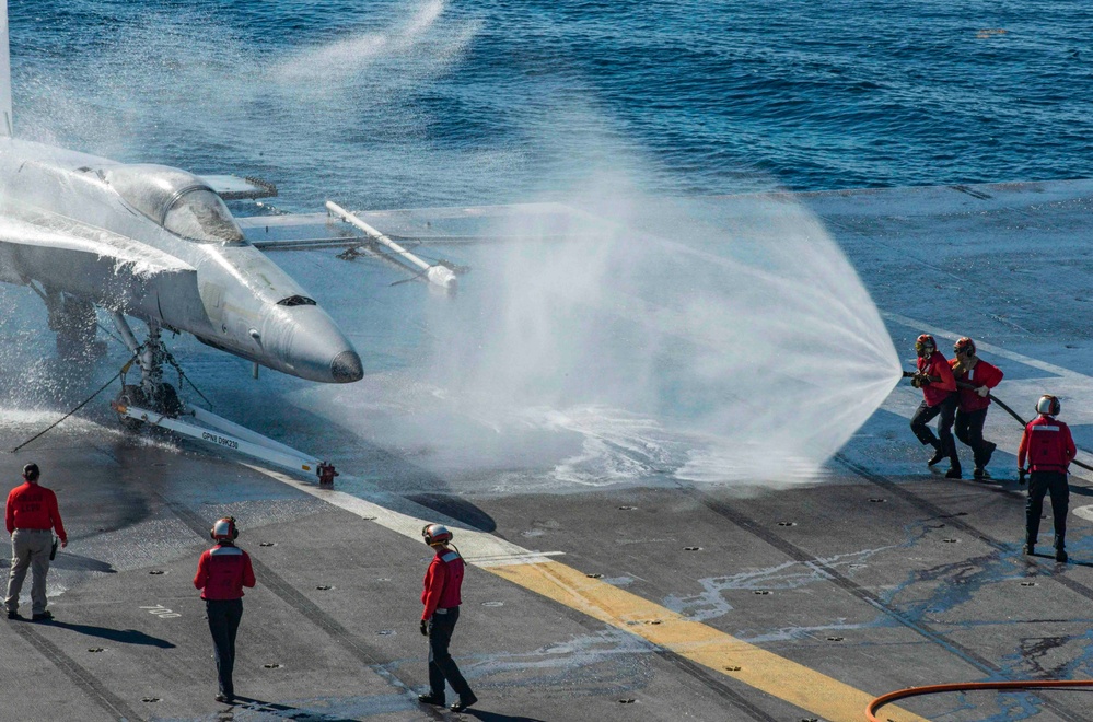 Sailors Perform Drill