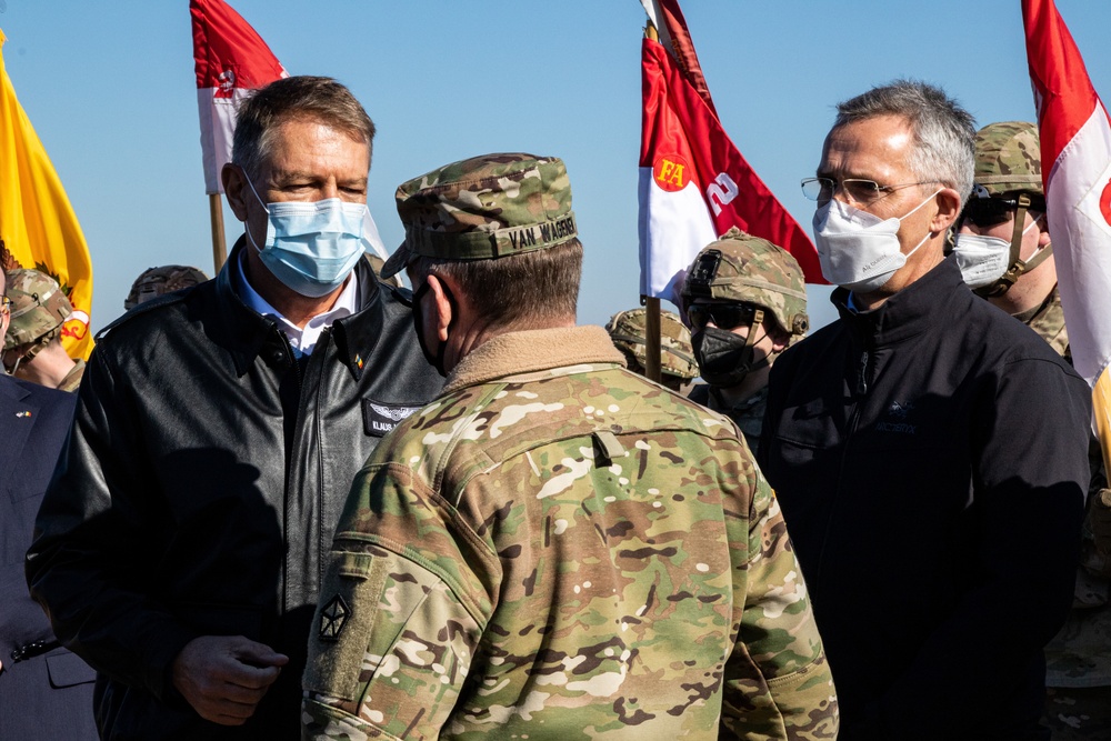 NATO Secretary General addresses group at MK Air Base