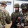 Maj. Gen. Donahue presents a challenge coin