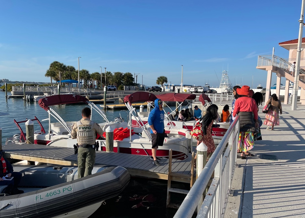 Coast Guard, FWC terminate illegal charter in Clearwater