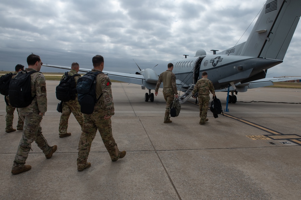 137th SOW hosts CANSOFCOM aircrew for MC-12W training