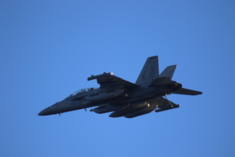 USS Carl Vinson (CVN 70) Conducts Flight Operations In The Pacific Ocean