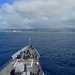 USS Lake Champlain (CG 57) Anchors Off The Coast Of Hawaii