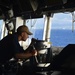 USS Lake Champlain (CG 57) Anchors Off The Coast Of Hawaii