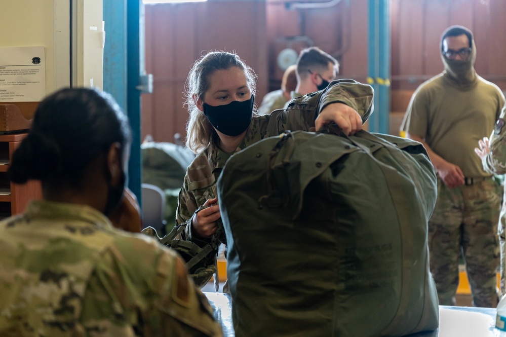 633d Logistics Readiness Squadron and 1st Fighter Wing prepare for UAE deployment