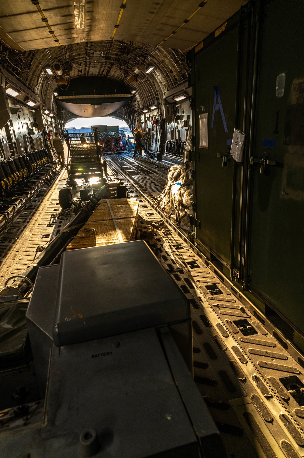 633d Logistics Readiness Squadron loads cargo for 1st Fighter Wing UAE deployment