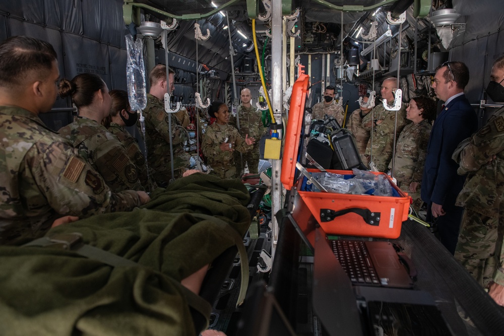 137th SOW hosts logistics officers from Tinker AFB