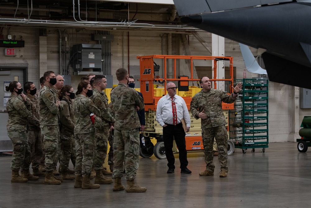 137th SOW hosts logistics officers from Tinker AFB