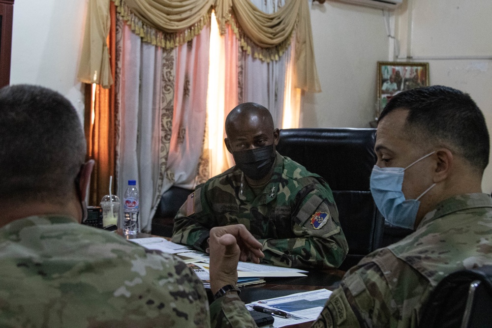 MING Key Leaders meet with Liberian military leadership