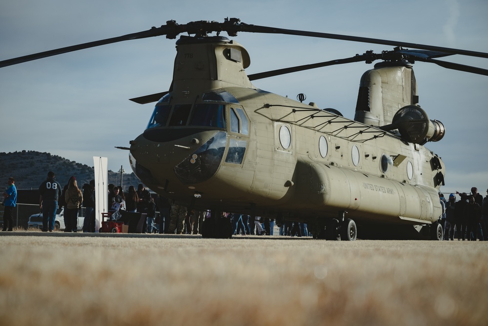 Nevada Army and Air Guard on display during High School Career Day