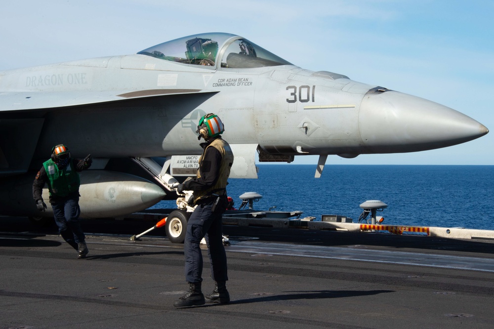 USS Carl Vinson (CVN 70) Conducts Flight Operations