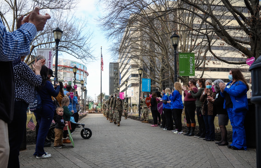 U.S. Air Force military medical team arrives in Hartford