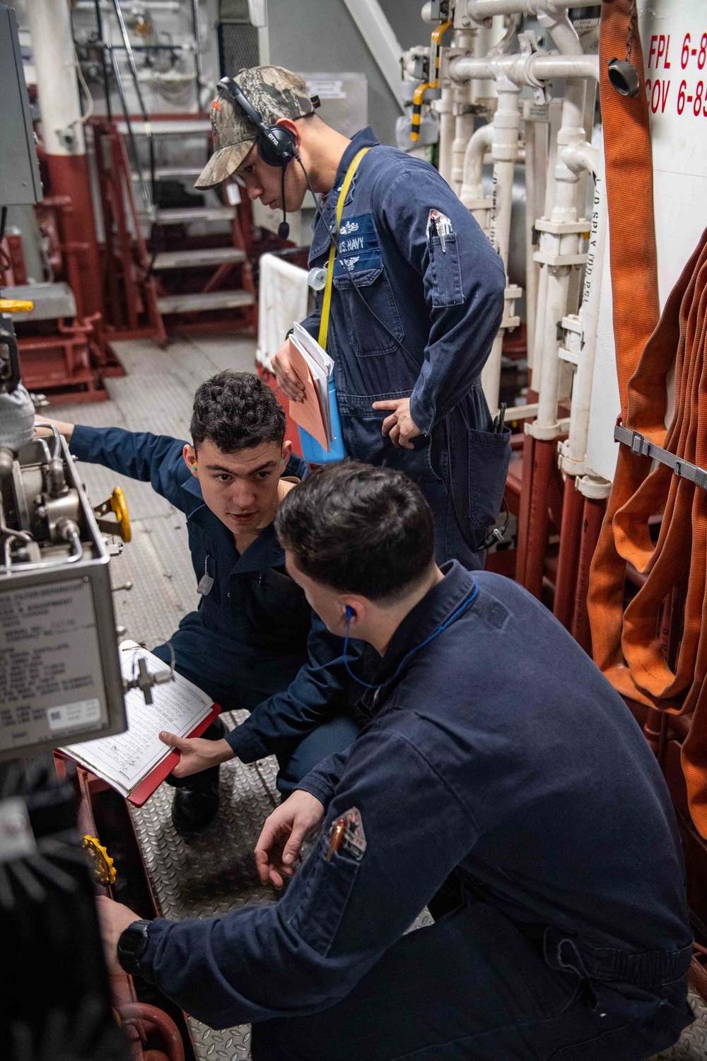 DVIDS - Images - USS America (LHA 6) Conducts Engineering Damage ...