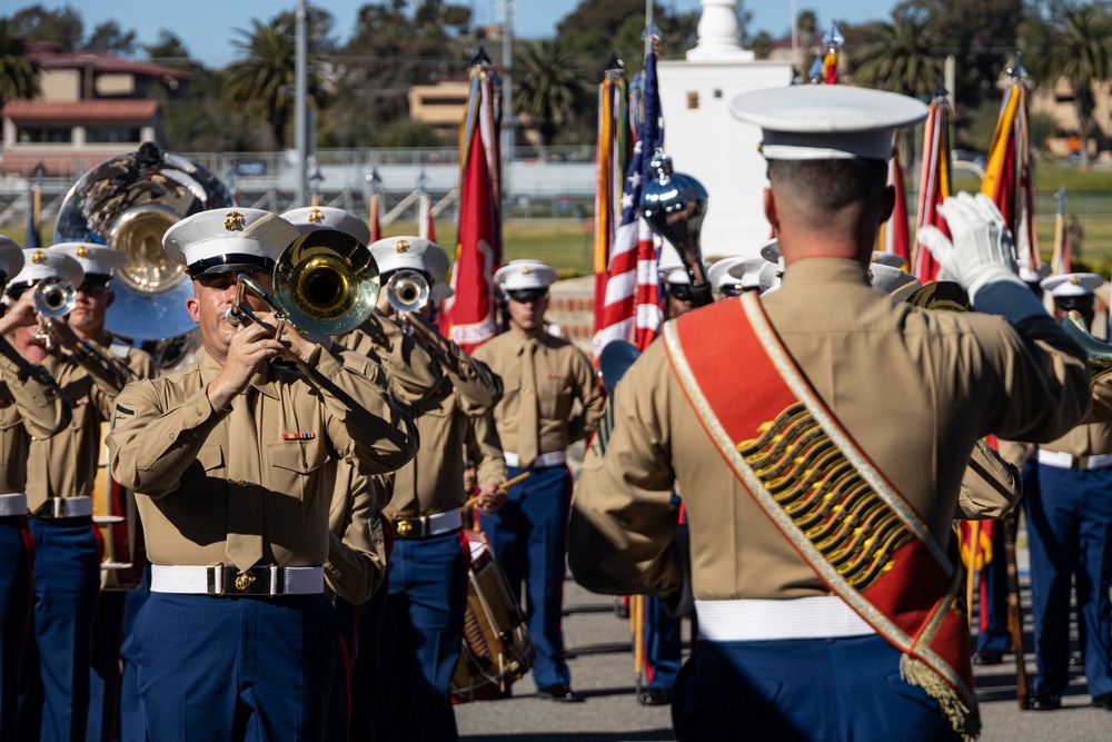 1st Marine Division Colors Rededication Ceremony