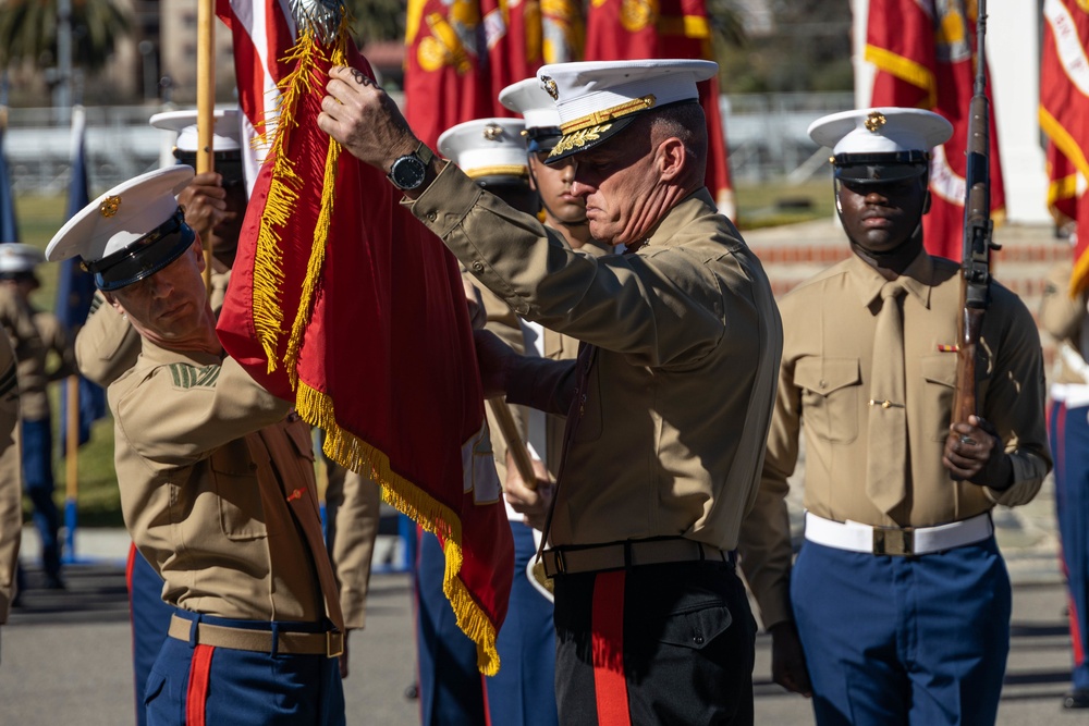 1st Marine Division Colors Rededication Ceremony