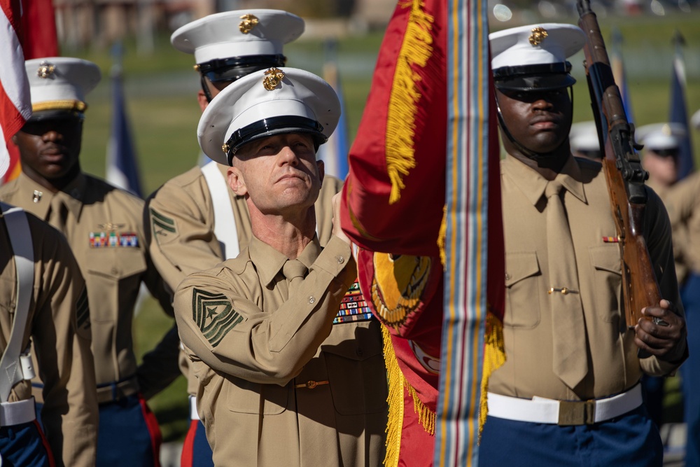 1st Marine Division Colors Rededication Ceremony