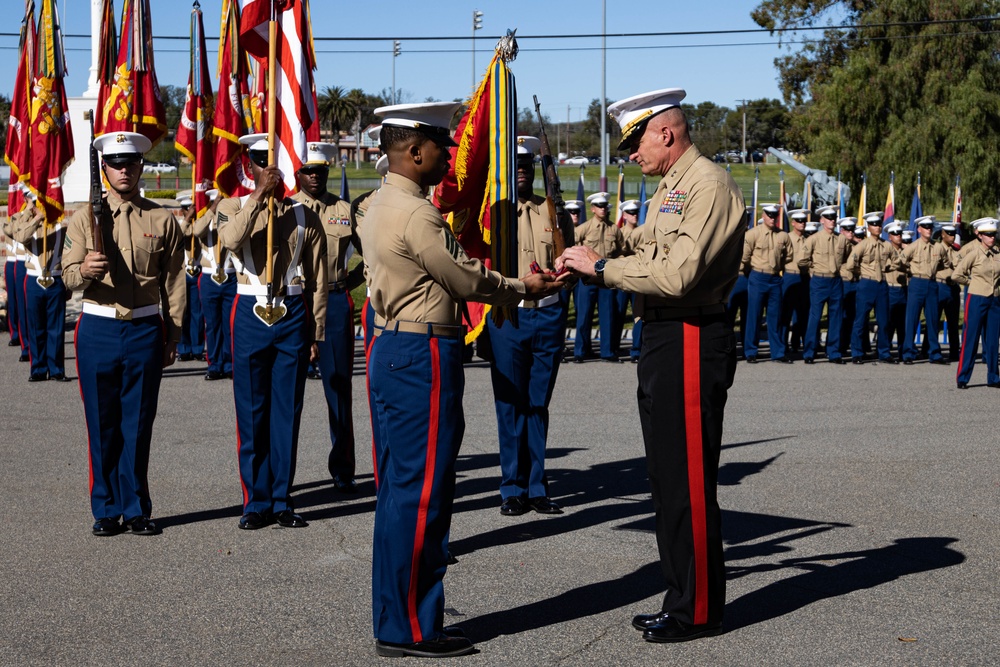 1st Marine Division Colors Rededication Ceremony