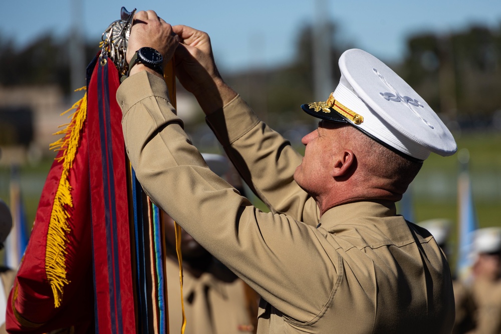 1st Marine Division Colors Rededication Ceremony